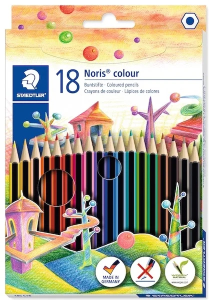 STAEDTLER KURU BOYA NORIS COLOR 18 Lİ 185 C18