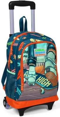 YAYGAN ÇEKÇEK SIRT ÇANTASI CORAL HIGH IŞIKLI TEKERLEK 23923