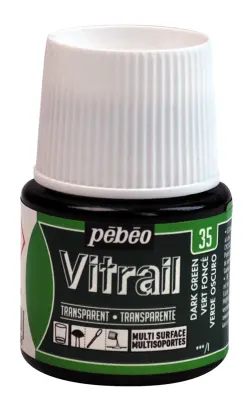 PEBEO CAM BOYASI VITRAIL TRANSPARAN 45 ML 050*35 DARK GREEN