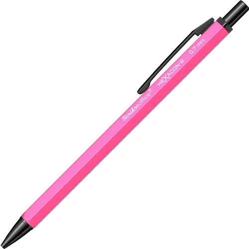SCRIKSS OFFICE VERSATİL KALEM HEXAGON-R 0.5 PEMBE 12 Lİ KUTU