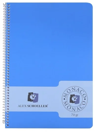ALEX DEFTER A4 PP KAPAK SPİRALLİ 200YP.KARELİ ALX-0308