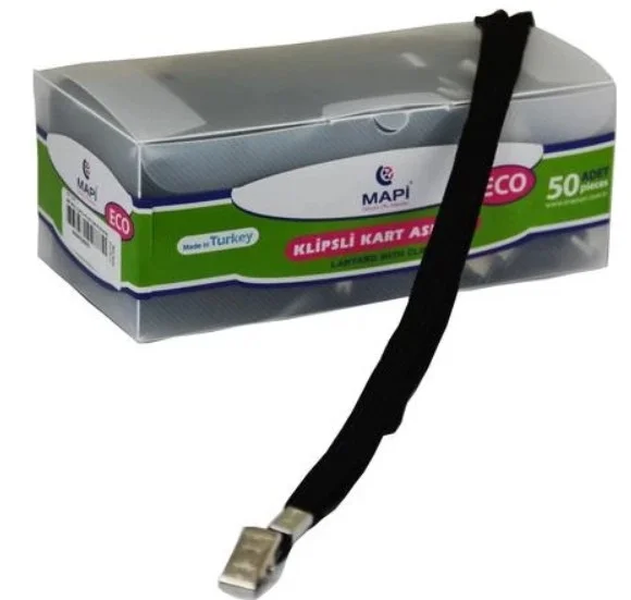 MAPİ MAPİ-METAL KLİPSLİ ECO ASKI İPİ SİYAH 50'Lİ 9102601