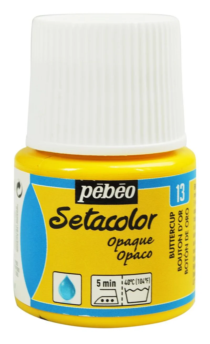 PEBEO KUMAŞ BOYASI SETACOLOR OPAQUE 45 ML 295*13 BOUTON D'OR