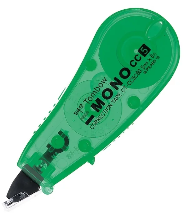 TOMBOW ŞERİT SİLİCİ MİNİ 5 MM x 6 MT ŞEFFAF YEŞİL T-CT-CC5C 60