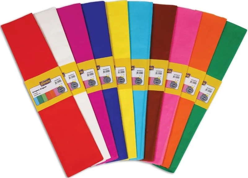 GİNZA KREPON KAĞIDI KAHVERENGİ 10 LU GN-301