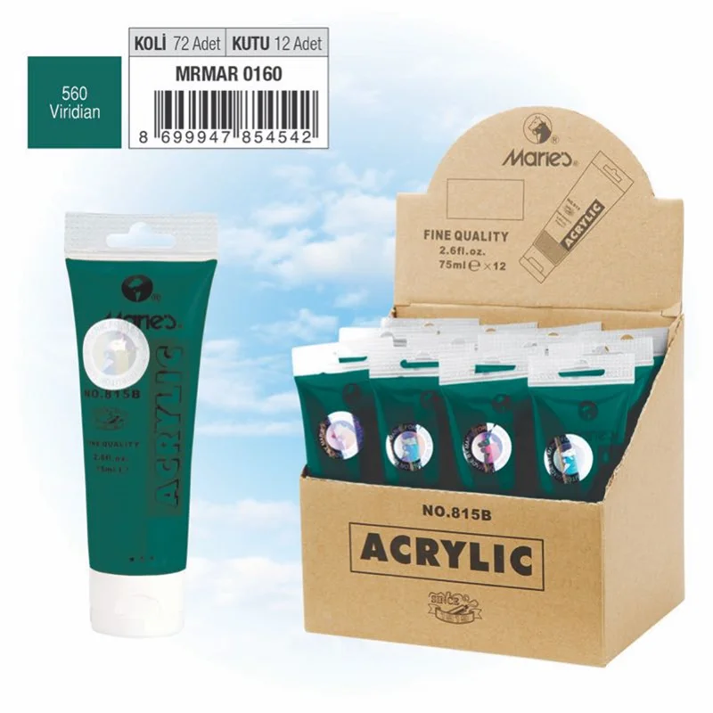 MARIES AKRİLİK BOYA 75 ML 815-560 VIRIDIAN