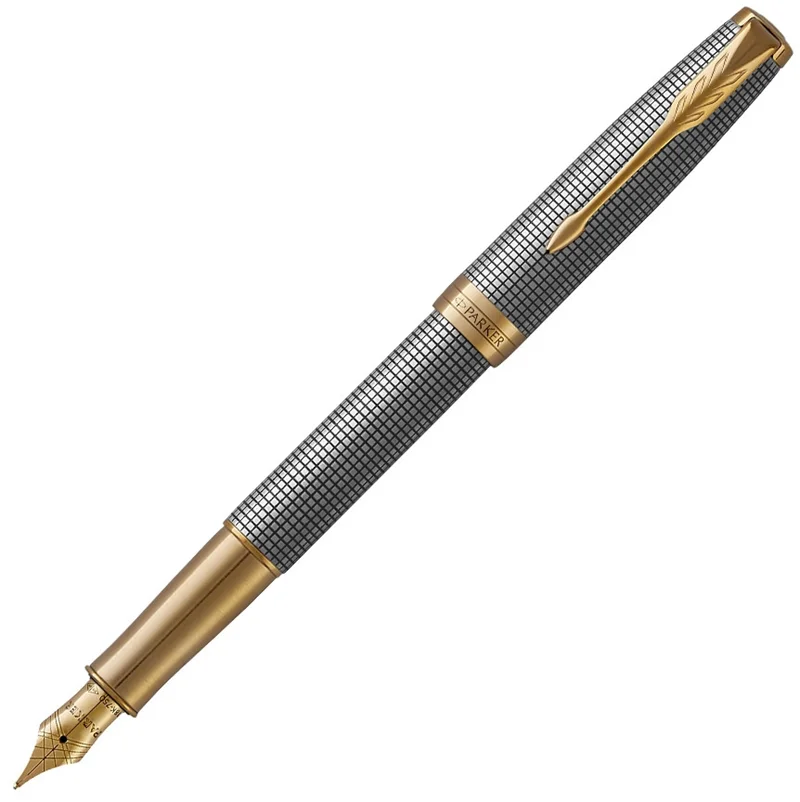 PARKER DOLMA KALEM SONNET CISELE SİLVER 18K 1931489