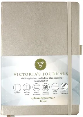 VJ DEFTER VENZI PLANLAYICI SERT KAPAK 14x20 Cm. 100 Gr. KREM 96 YP. ÇİZGİLİ GÜMÜŞ 1047