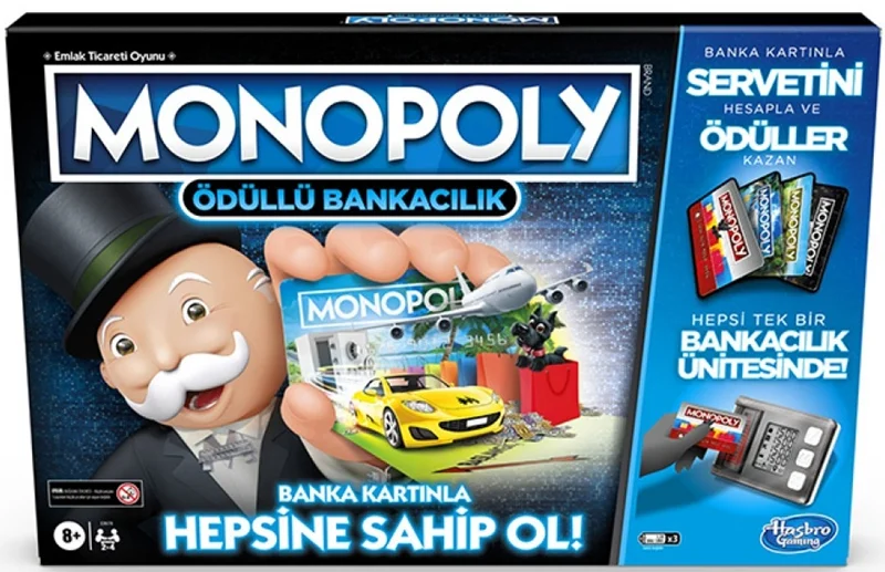 HASBRO MONOPOLY ÖDÜLLÜ BANKACILIK E8978