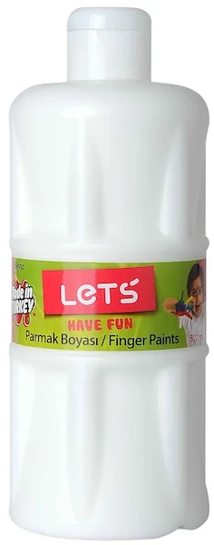 LETS PARMAK BOYASI 500 ML BEYAZ L5001