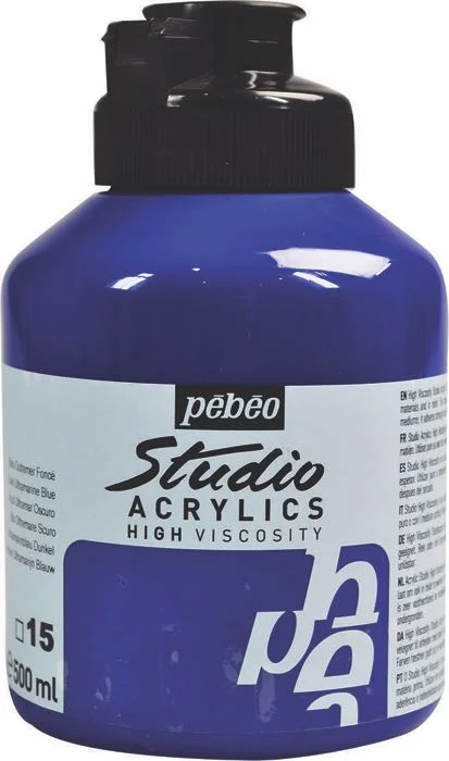 PEBEO AKRİLİK BOYA STUDIO 500 ML 171*15 DARK ULTRAMARINE BLUE