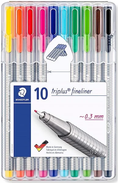 STAEDTLER FINELINER TRIPLUS SET 0.3 KARIŞIK RENK 10 LU 334 SB10