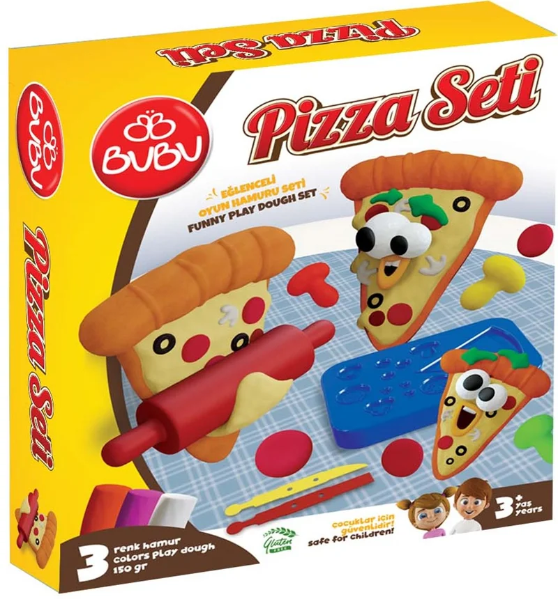 BU-BU OYUN HAMURU SETİ PİZZA (S) BUBU-OH0020