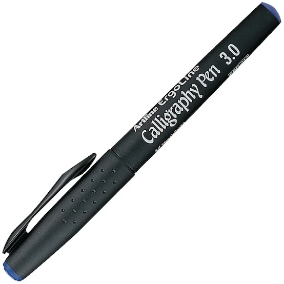 ARTLINE KALİGRAFİ KALEMİ ERGOLINE CALLIGRAPHY PEN 243 3.0 MAVİ BLS. A-ERG-243.B1 BL
