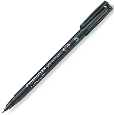 STAEDTLER PERMANENT KALEM LUMOCOLOR S SİYAH 313-9