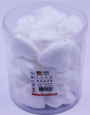 SÜDOR KÖPÜK KALP MONALISA 6 CM 30 ADET KP-26