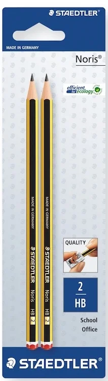 STAEDTLER KURŞUN KALEM NORIS HB 2 Lİ BLS. 120-2 BK2D