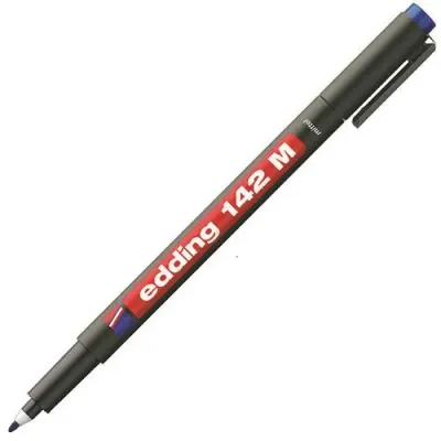 HB EDDING ASETAT KALEMİ E-142M MAVİ 10 LU ED14203
