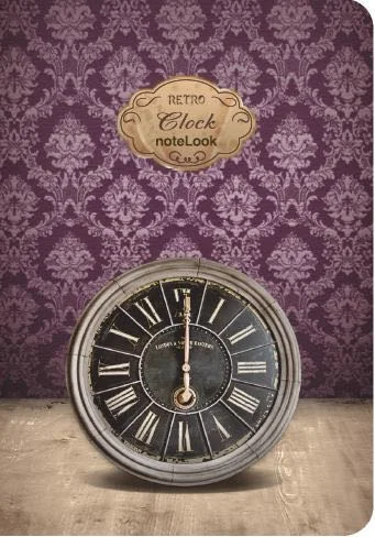 SCRIKSS NOTELOOK DEFTER RETRO CLOCK A6 MULTI