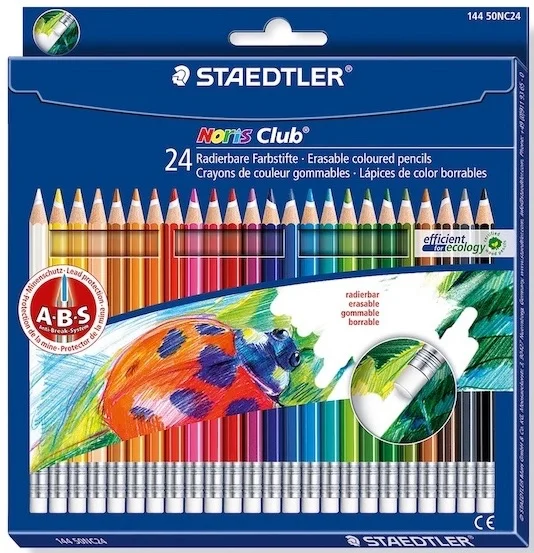 STAEDTLER KURU BOYA NORIS CLUP SİLİNEBİLİR 24 LÜ 144 50NC24