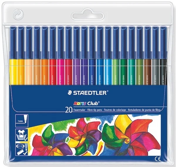 STAEDTLER KEÇELİ KALEM NORIS CLUP 1.0 20 Lİ 326 WP20