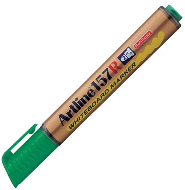 ARTLINE BEYAZ TAHTA KALEMİ 157R DOLDURULABİLİR YEŞİL A-EK-157R GREEN