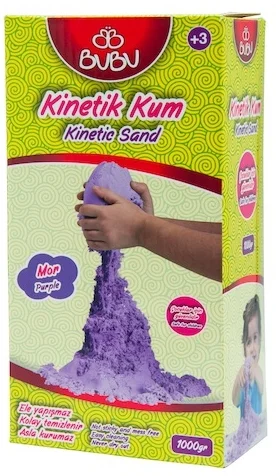 BU-BU KİNETİK KUM 1000 GR. MOR BUBU-KU0010