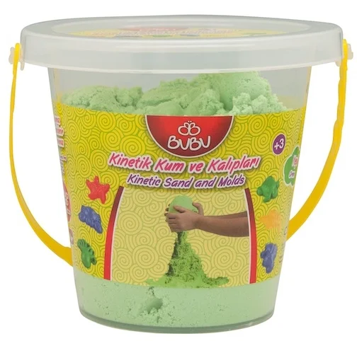 PASİF BU-BU KİNETİK KUM KOVA 1000 GR. YEŞİL BUBU-KU0015