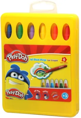 PLAY-DOH MUM BOYA JEL 6 RENK PP BOX CR015