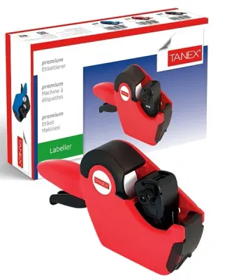 TANEX ETİKET MAKİNESİ KIRMIZI