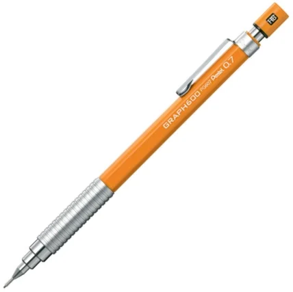 PENTEL VERSATİL KALEM TEKNİK ÇİZİM GRAPHGEAR 600 PG607 0.7 TURUNCU Y PG607-F