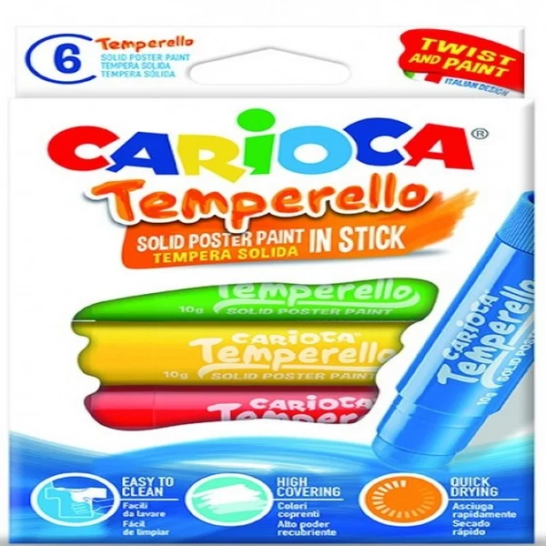 CARIOCA POSTER BOYA KALEMİ STICK 6 LI 42739