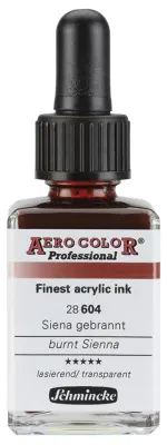 SCHMİNCKE AERO COLOR AKRİLİK MÜREKKEP 28 ML 604 BURNT SİENNA 28604023