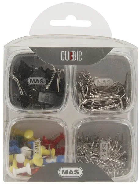 MAS OFİS SETİ CUBBIE 4 LÜ PVC KUTU 1282