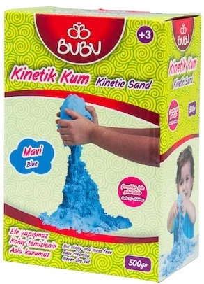 BU-BU KİNETİK KUM 500 GR. MAVİ BUBU-KU0002