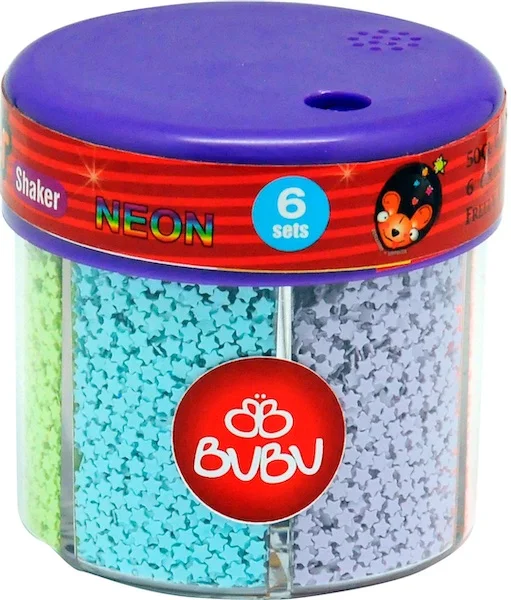 BU-BU YILDIZLI KALPLİ PUL STANDI 60 GR 6LI PLS001