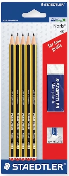 STAEDTLER KURŞUN KALEM SET NORIS + SİLGİ + KALEMTIRAŞ 120 A SBKD