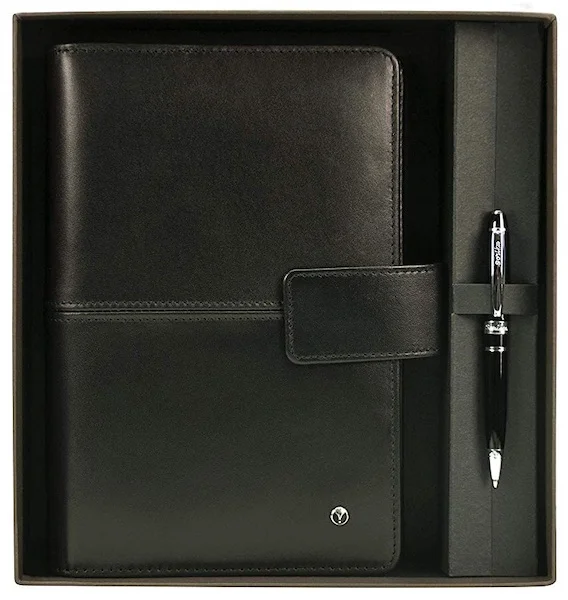 SCRIKSS AJANDA DR 3201-1 SOFT DERİ MEDIUM SİYAH KUTULU