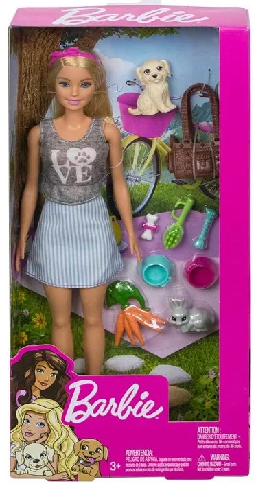 MATTEL BARBIE VE SEVİMLİ HAYVANLARI FRP48