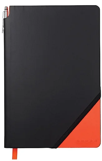 CROSS DEFTER JOT ZONE MEDIUM SİYAH-TURUNCU DÜZ AC273-1MB