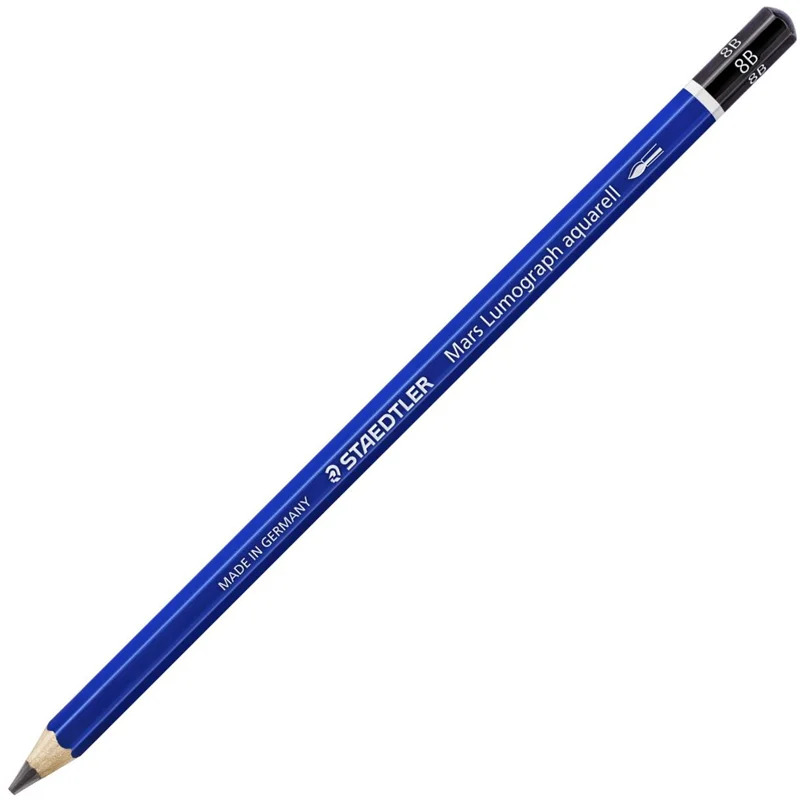 STAEDTLER KURŞUN KALEM MARS LUMOGRAPH AQUARELL 8B 100A-8B