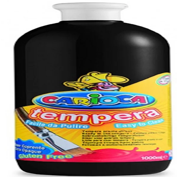 CARIOCA SULU BOYA TEMPERA 1000 ML SİYAH 40430/02
