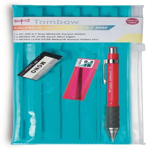 TOMBOW VERSATİL KALEM SH-300 GRIP OKUL SETİ KALEMLİKLİ 0.7 KOYU PEMBE T-SH-GR83 R7.K1
