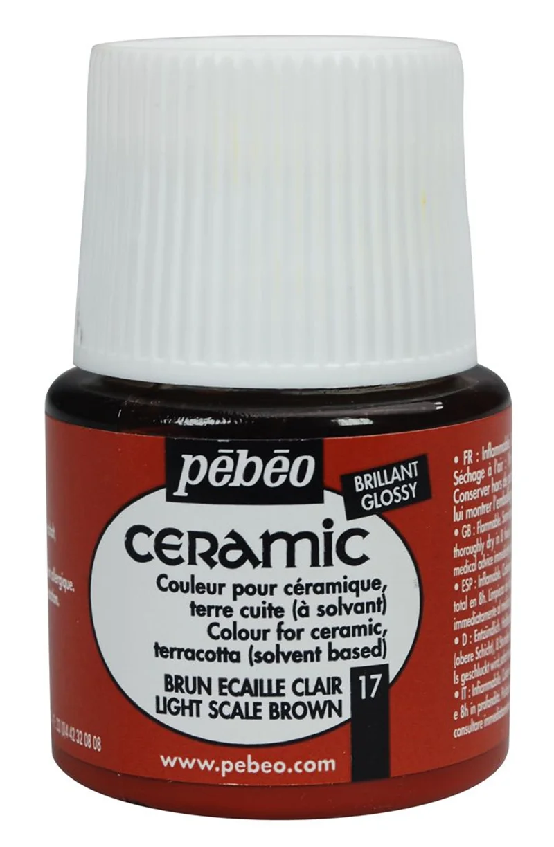 PEBEO SERAMİK BOYASI 45 ML 025*17 LIGHT SCALE BROWN