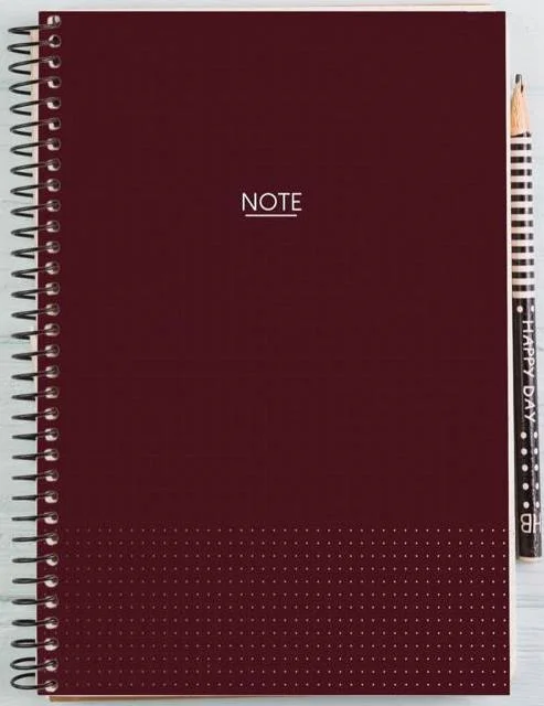 DİLMAN DEFTER NOTE SPİRALLİ SERT KAPAK PERFORAJLI A4 160 YP DÜZ 2263