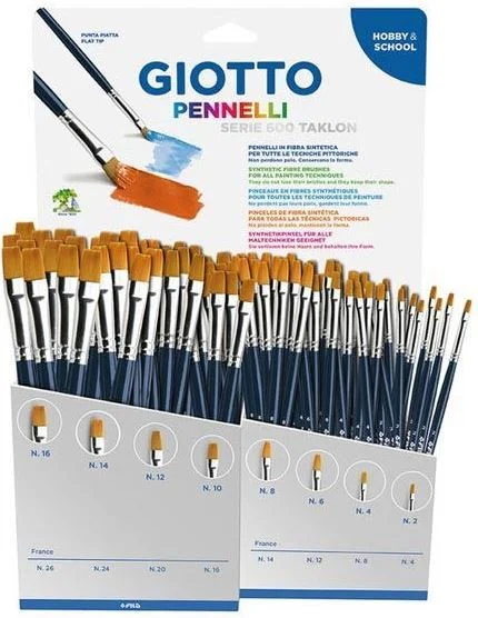 GIOTTO FIRÇA TAKLON BOYA 600 96 LI STAND 678000