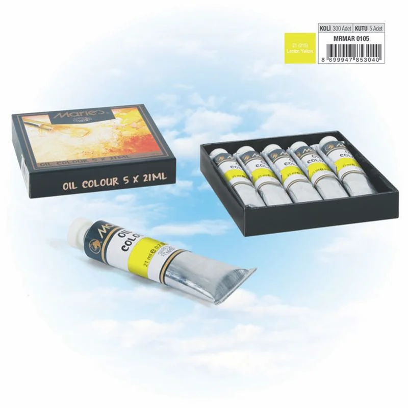 MARIES YAĞLI BOYA 21 ML E75-21*215 LEMON YELLOW