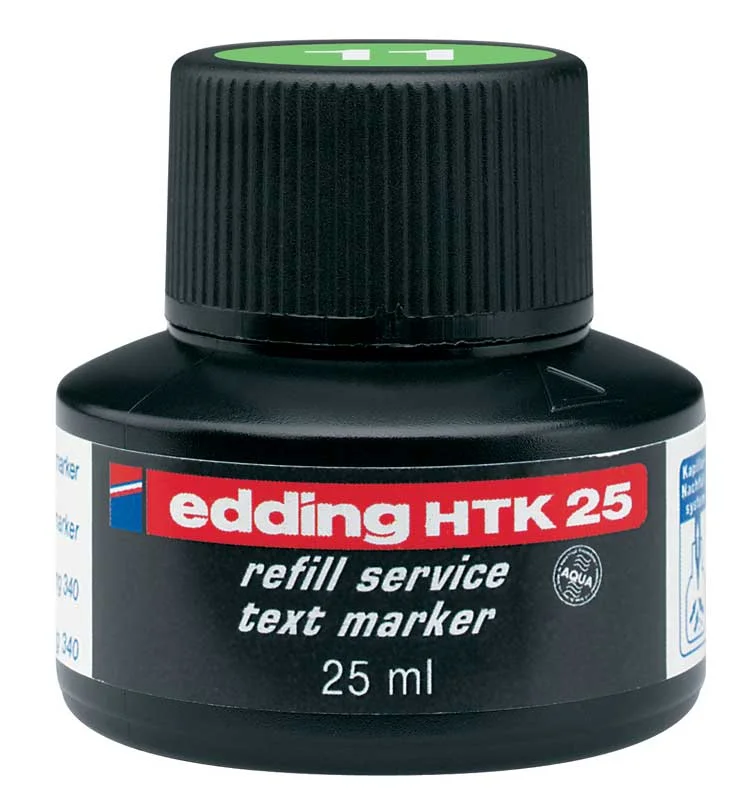 EDDING FOSFORLU KALEM MÜREKKEBİ 25 ML E-HTK25 YEŞİL