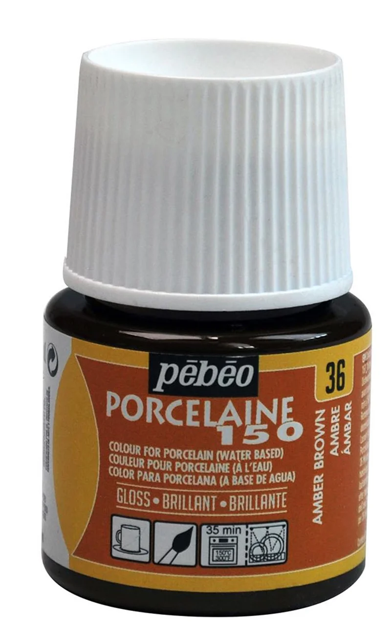PEBEO PORSELEN BOYASI 45 ML 024*36 AMBER BROWN