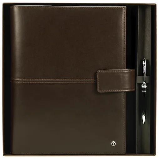 SCRIKSS AJANDA DR 3200-1 SOFT DERİ A5 KAHVERENGİ KUTULU